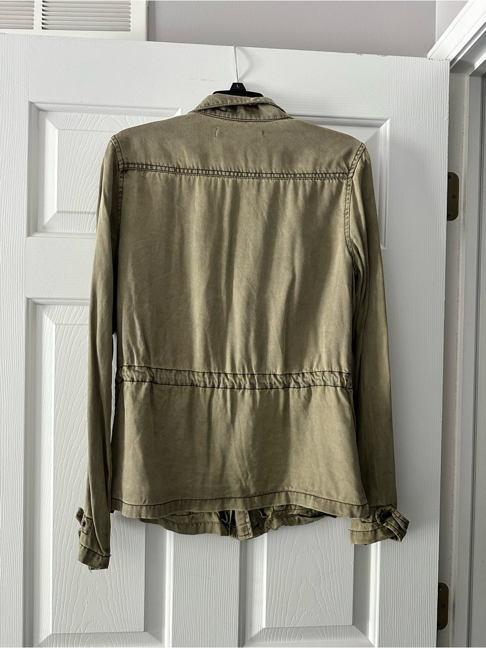 Max-Jeans Olive Utility Drawstring Jacket - Picture 4 of 5